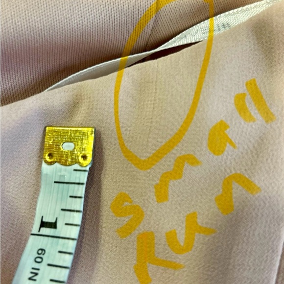 💗”Levkoff” Champagne “Chiffon” Pink Maxi Gown with Spaghetti Straps Size 14💖 - Picture 15 of 15